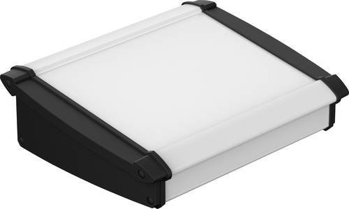 Bopla ATPH 1865-0200 ALU-TOPLINE_SET Pult-Gehäuse aus Aluminium und ABS in Schwarz RAL 9005, B/T/H: 200 x 181,2 x 68,2 mm - Bild 1