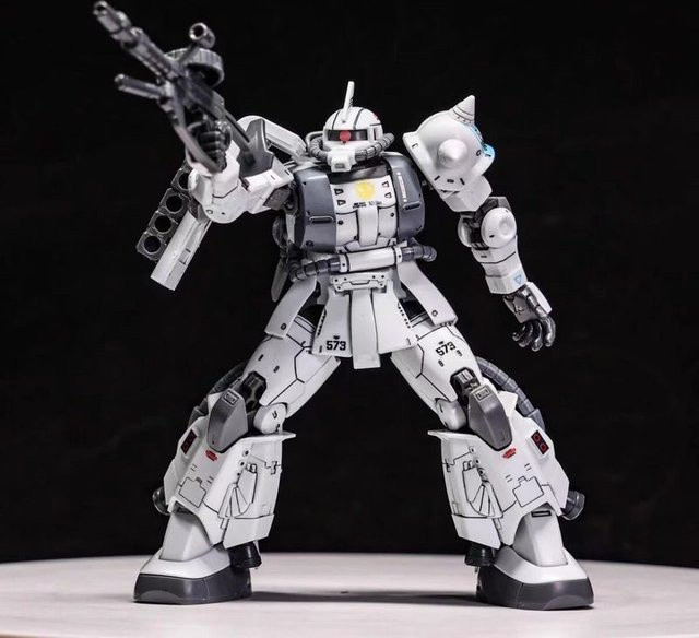 Bandai Zaku II HG1/144 Shin Matsunaga Mech Montagemodellbausatz, Actionfigur - Bild 1