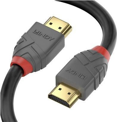 Lindy Anthra Line HDMI Kabel mit Ethernet, 4K Unterstützung, Schwarz, Länge: 20 m - Bild 1