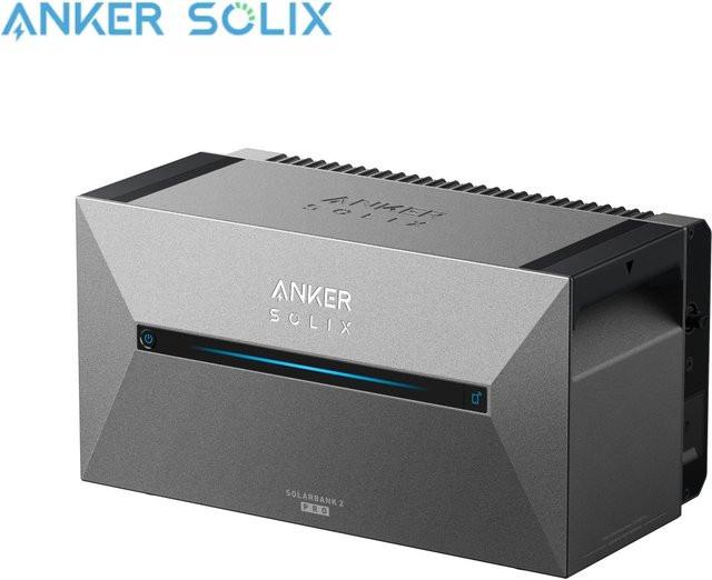 Anker SOLIX Solarbank 2 E1600 PRO Balkon-Powerstation mit 1600Wh Kapazität, 2400W Leistung, 4 MPPT und integriertem Wechselrichter, LiFePO4 Speicher erweiterbar auf 9,6kWh - Bild 1