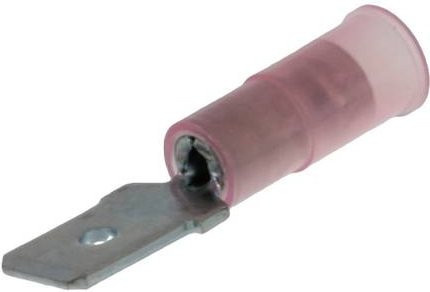 Molex Flachstecker 190250001 in Pink mit einer Steckbreite von 6,35 mm und einer Steckdicke von 0,81 mm - Bild 1