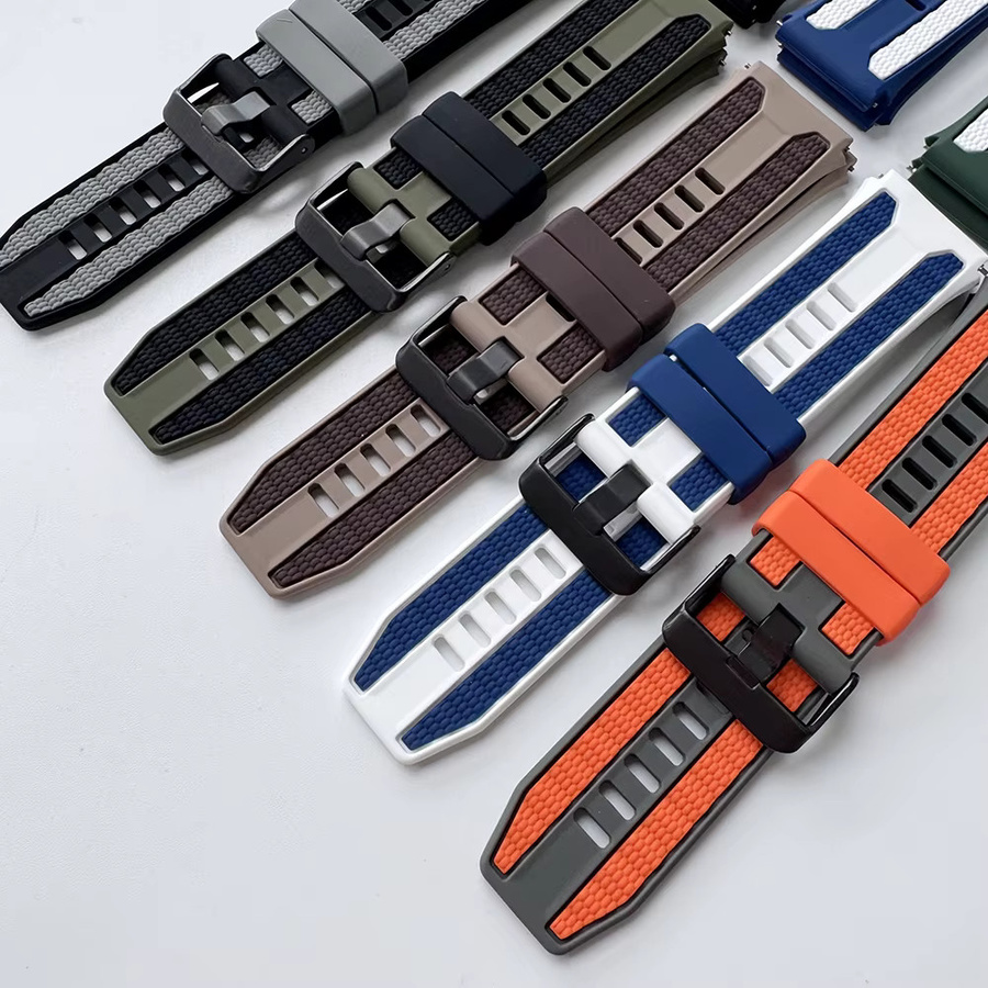 Huawei Silikonarmband, zweifarbig, für Watch Ultimate 2, GT6, GT5, GT4, GT3 Pro - Bild 2