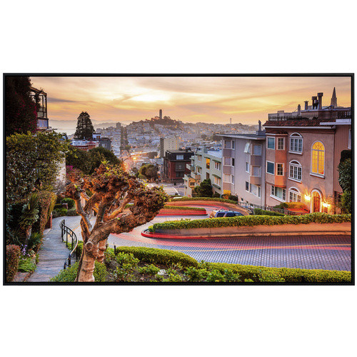 papermoon Infrarotheizung EcoHeat Lombard Street in San Francisco mit Matt-Effekt in Bunt, App-Steuerung und Überhitzungsschutz - Bild 2
