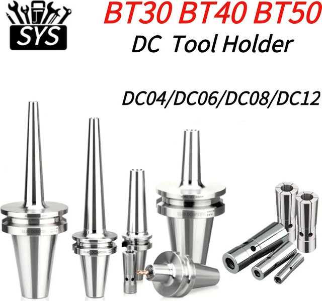 SYS Hochgeschwindigkeits-Werkzeughalterung Werkzeugspannzange in Silber passend für BT40 BT30 BT50 DC SDC DC4 DC6 DC8 DC12 - Bild 1