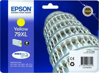 Original Epson Tintenpatrone 79XL Gelb C13T79044010 mit 17,1 ml - Bild 1
