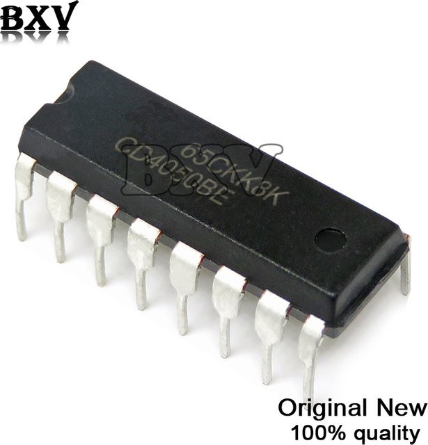 10er Set CD4051BE CMOS Analog Multiplexer ICs im DIP-16 Gehäuse in Schwarz - Bild 1