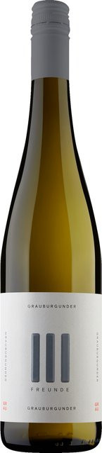 III Freunde Grauburgunder, trocken, Weißwein, 2025, 0,75 l - Bild 1