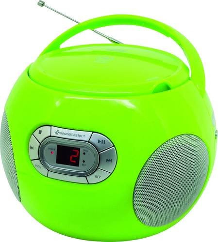 Soundmaster SCD2120GR Radiorekorder mit CD-Spieler und UKW in Grün - Bild 1