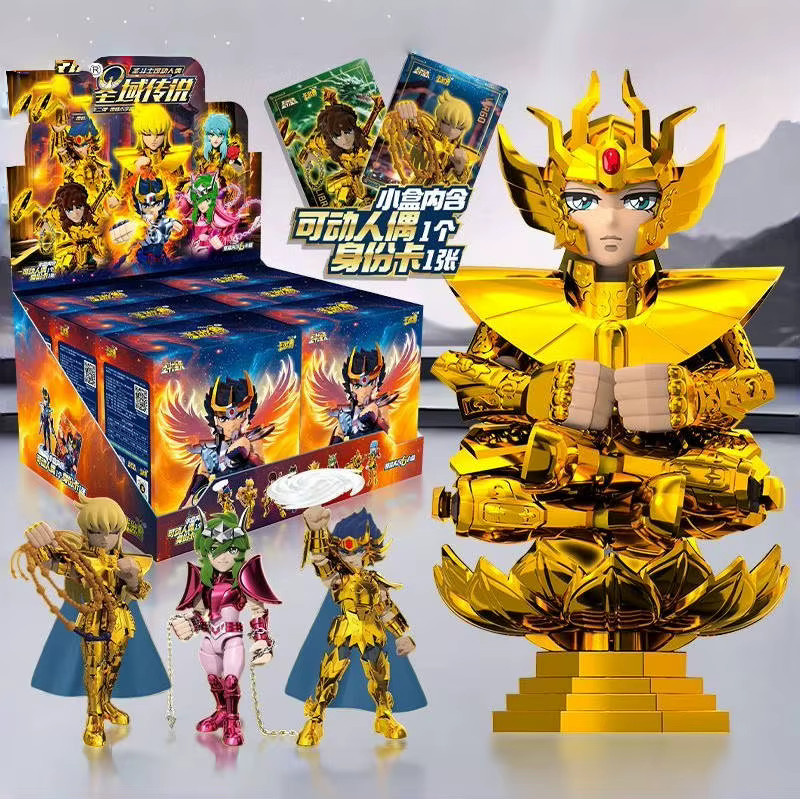 BLOKEES Saint Seiya Version 2 Aiolos Shura Waage Jungfrau Krebs Phoenix Golden Saints, Actionfigur - Bild 2