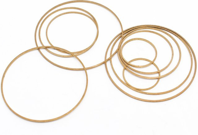 SUMOORL Schmuck Reifen Messing, 4mm-80mm, Unisex - Bild 1