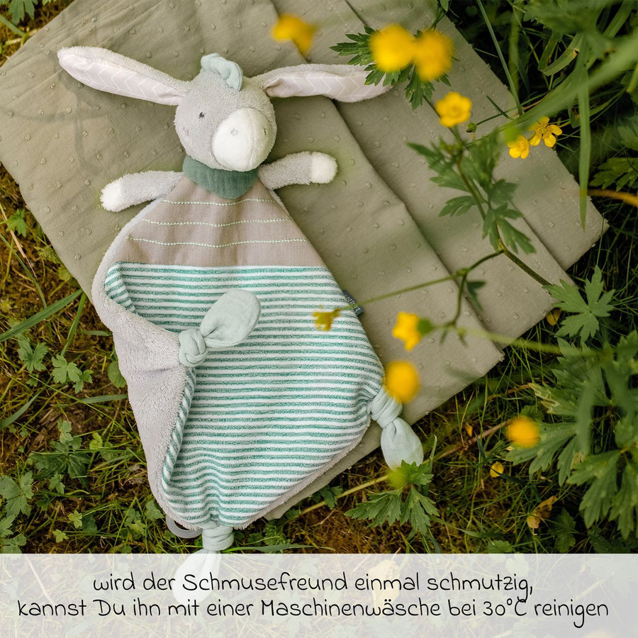 Fehn Esel, Schmusetuch, ab 0 Jahre - Bild 4
