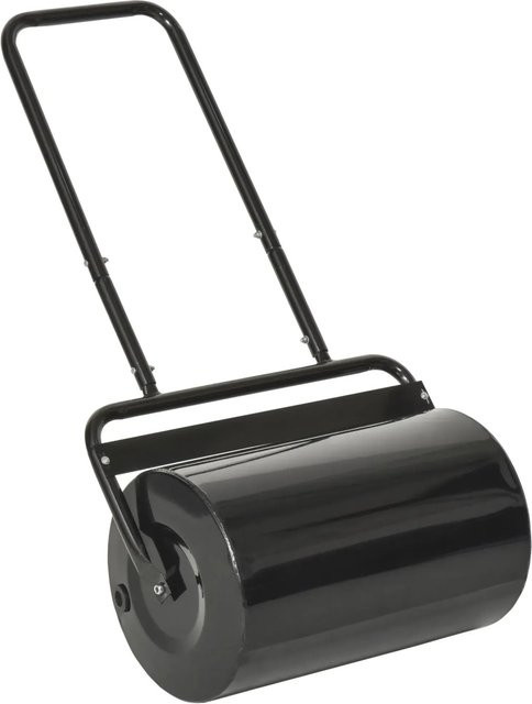 Outsunny Rasenwalze mit U-Griff in Schwarz, B/T/H: 58 x 32,5 x 113 cm - Bild 1
