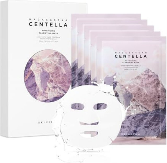 SKIN1004 Centella Gesichtsmaske, 5 Stück, für fettige und unreine Haut - Bild 1