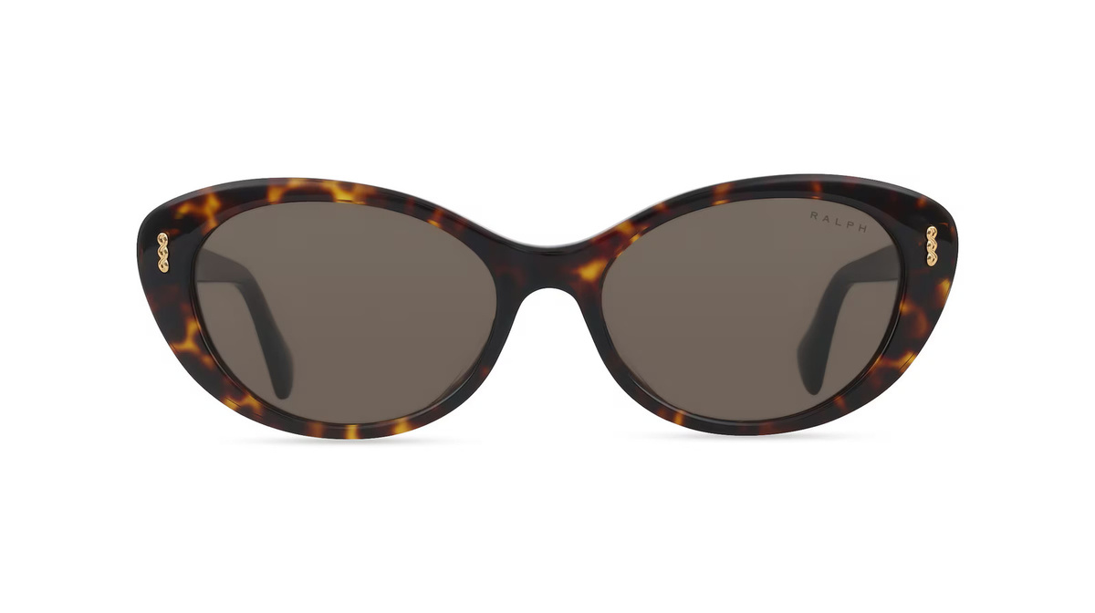 Ralph Lauren RA5350U Sonnenbrille Damen, Vollrand, Oval, Acetat, braun - Bild 1