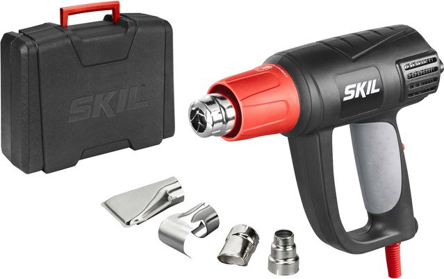 Skil Heißluftgebläse 8004 AA Heißluftpistole 2000 W in Schwarz inklusive Düsen und Koffer - Bild 1