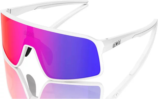 Neon Stratus Sonnenbrille, randlos, weiß, Unisex - Bild 1