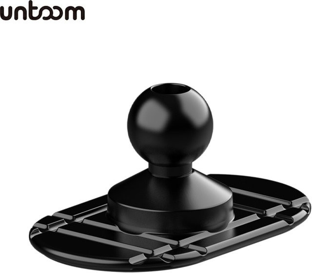 Untoom Universelle 17mm Kugelkopfhalterung mit Klebepads für Auto-Armaturenbrett in Schwarz - Bild 1