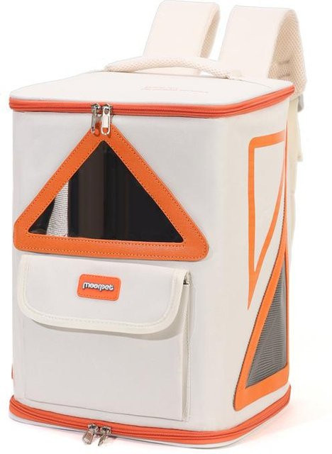 Atmungsaktiver Haustierrucksack aus Oxford-Stoff für Katzen und Hunde, H x B x T: 29 x 38 x 29 cm - Bild 1