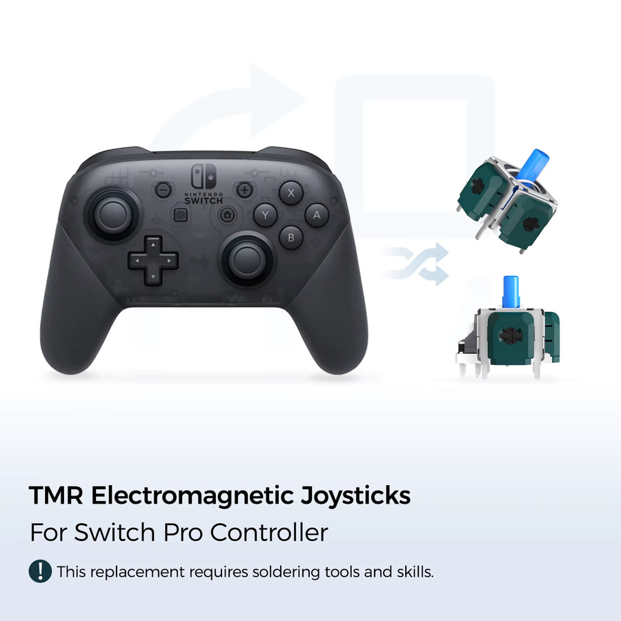 AKNES HALLPI TMR Elektromagnetischer Anti-Drift-Joystick für Switch Pro, PS5, PS4 und Xbox Series Controller als Reparatur-Ersatzteil - Bild 4