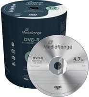 MediaRange DVD-R Rohlinge Silver, 4,7 GB - Bild 1