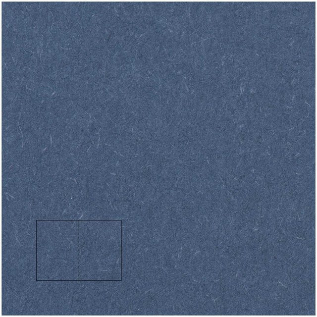 Rico Design Paper Poetry Klappkarten Essentials A6, 5 Stück, Blau - Bild 1