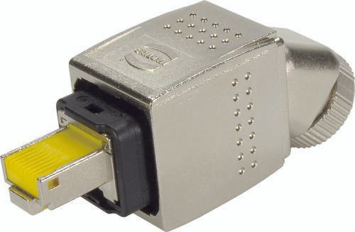 Harting Steckverbinder 20821040045 mit 8 Polen in Silber aus Zinkdruckguss - Bild 1