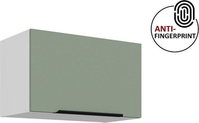 Küchen Hängeschrank ARIA Aquamarin matt mit Anti-Fingerprint-Beschichtung, Breite: 60 cm, Höhe: 36 cm, Tiefe: 36 cm - Bild 1