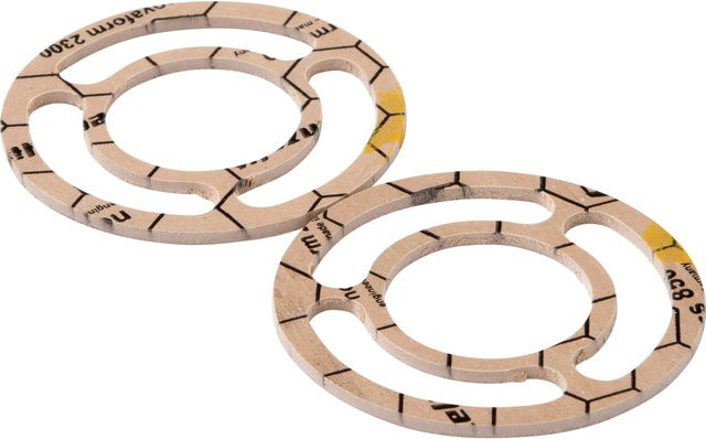 KÖRO Novapress 850 Dichtung für Einrohr-Gaszähler, Farbe: beige, B/T/H: 54 x 26 mm x 2 mm, 2 Stück - Bild 1