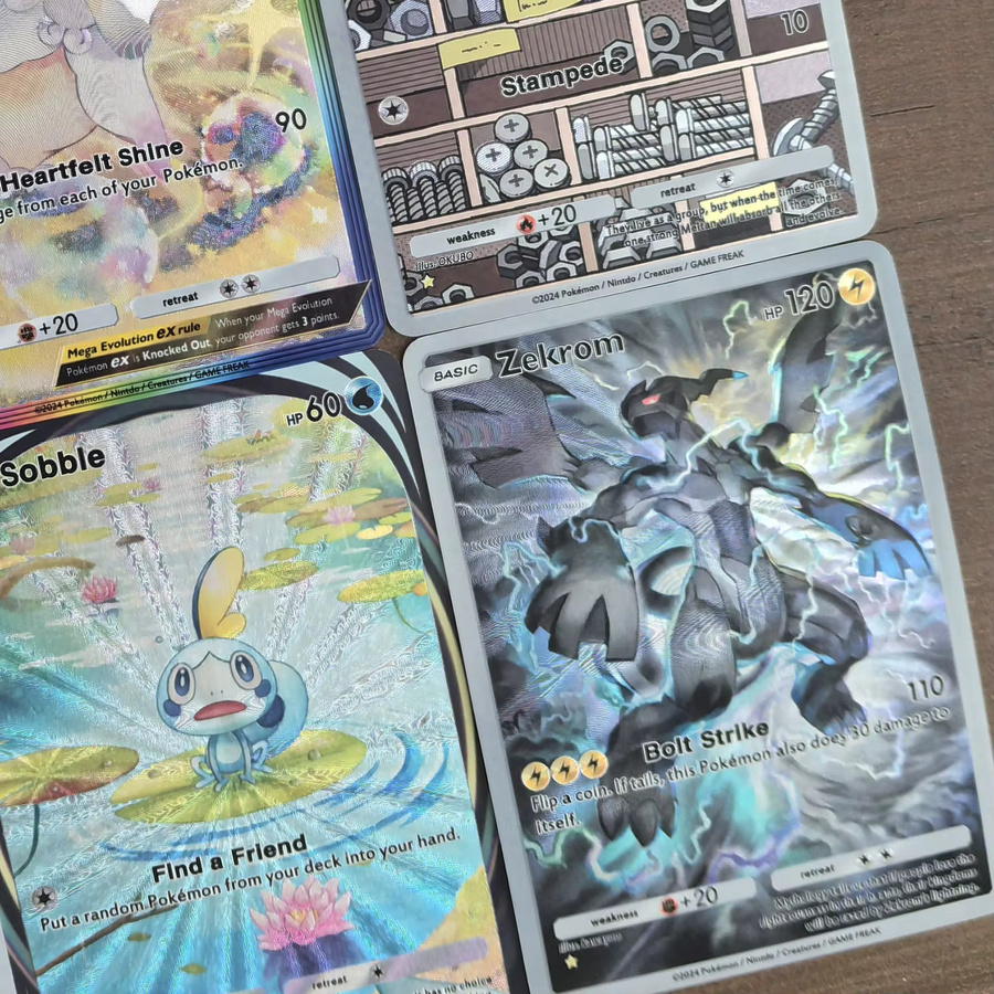 Bandai TCG Pocket Pokémon Spielkarten-Spielzeug, 9-teiliges Set, Englisch - Bild 3