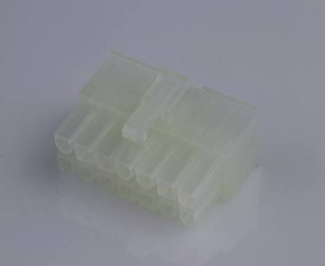 Molex Buchsengehäuse-Kabel 14-polig in Weiß und Transparent mit 4,2 mm Rastermaß - Bild 1