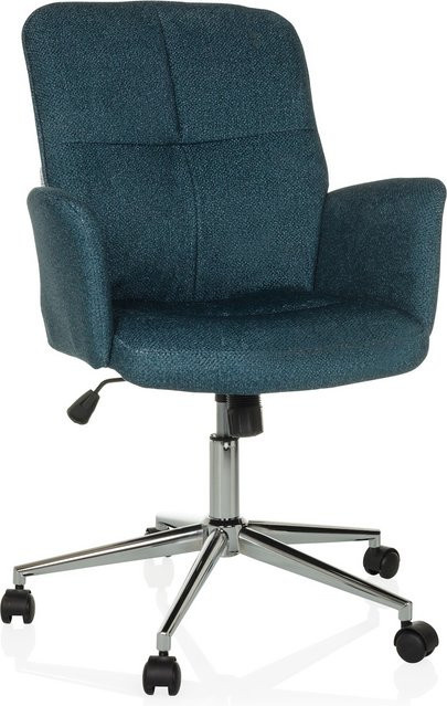 hjh OFFICE Home Office Bürostuhl SOLAO 400 mit Armlehnen aus Stoff im Scandi-Look - Bild 1