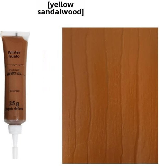 TrendVibeCN Holzkratzer Reparaturset aus Paste und Stift in Yellow Sandalwood, 25 ml - Bild 1