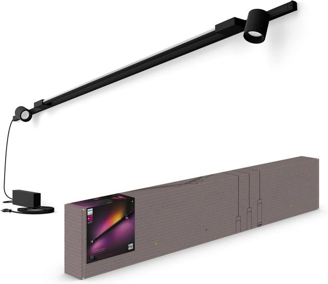 Philips Hue Perifo Basis-Set LED-Schienenbeleuchtung mit 2 Wandspots und Gradient Tube in Schwarz - Bild 3