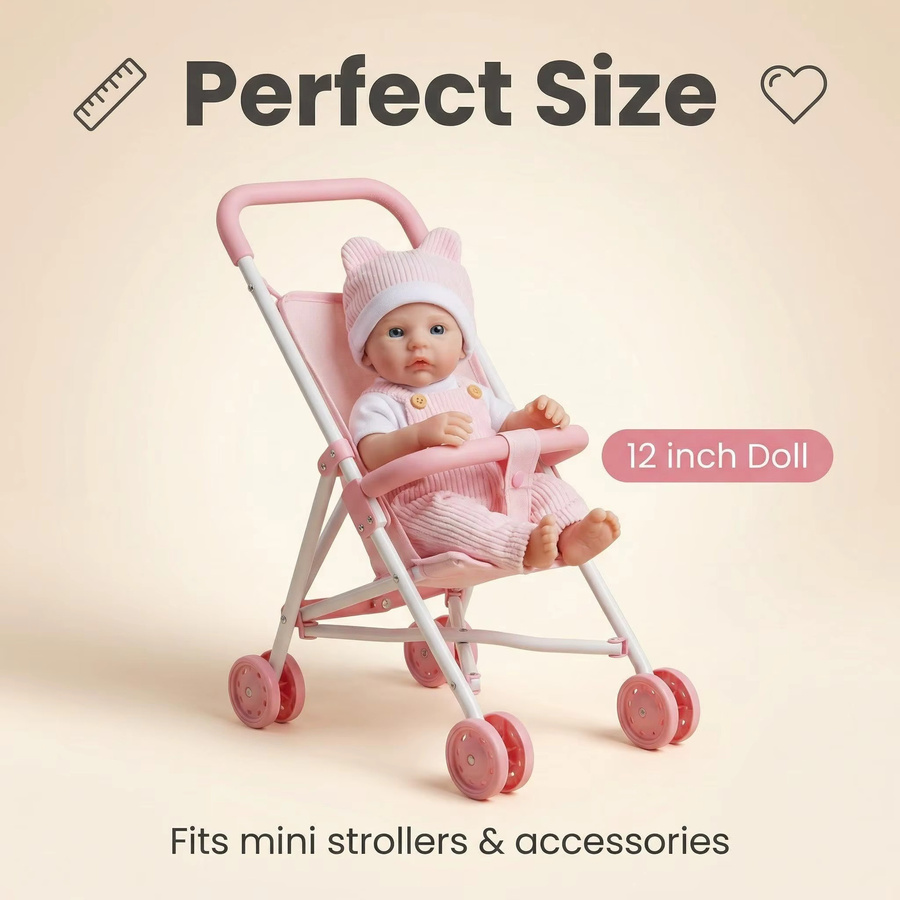 NPK Prärie-Baby, Puppe, Silikon, 12 Zoll - Bild 2