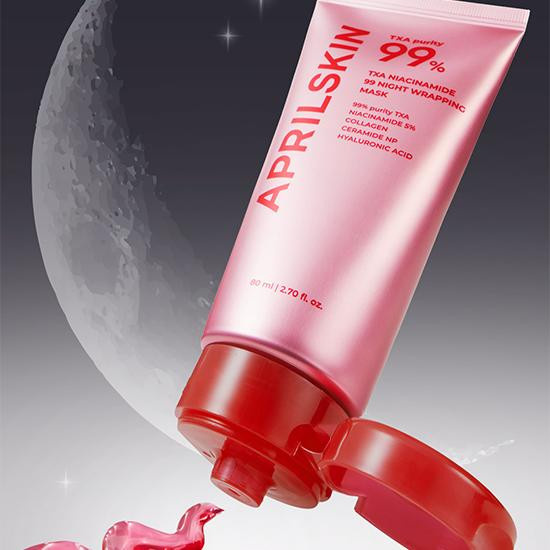 APRILSKIN TXA Niacinamide 99 Nachtwickelmaske, 80 ml, Unisex - Bild 5