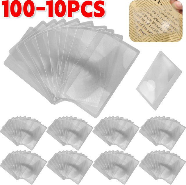 APWIKOGER Lupe, transparent, 3x - Bild 1