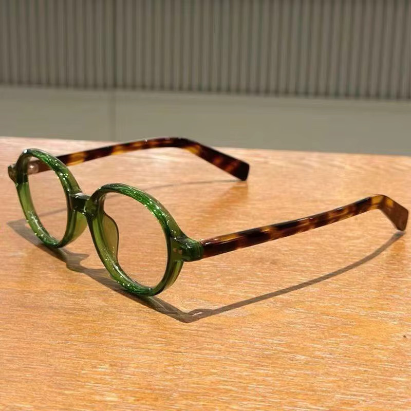 MOYOKA Lesebrille Retro Oval, Vollrand, Kunststoff, grün, Damen - Bild 4