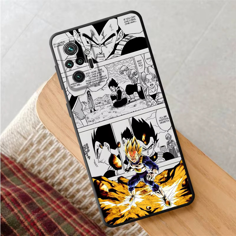 Dragon Ball Goku und Son Gohan Handyhülle für Xiaomi Redmi Note 7 8 10S 13 14 Pro Plus 11S 12S 9S 9 10 11 12 in Schwarz - Bild 2