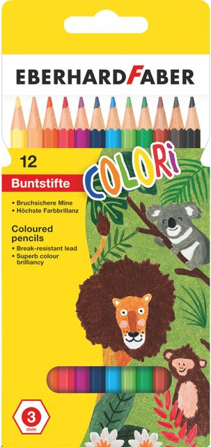 Eberhard Faber Buntstifte Colori Multicolor 12 Stück - Bild 1