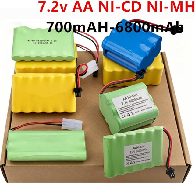 GAOLAG 7,2V Ni-MH Ni-Cd Akku mit 700mAh für RC-Spielzeugautos, LKWs, Panzer und Waffen - Bild 1