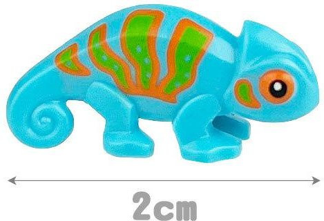 Ovly Bausteine Eidechsen Chamäleon, Blau, ab 6 Jahren - Bild 1