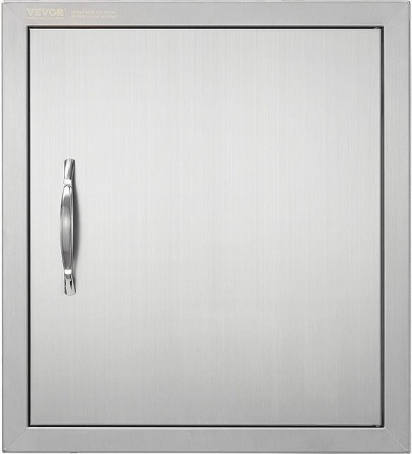 Buying Solutions, MB Grill-Zugangstür aus Edelstahl in Silber, bündig einbaubare Außenküchentür für Grillinseln, B/H: 45,7 x 50,8 cm - Bild 1