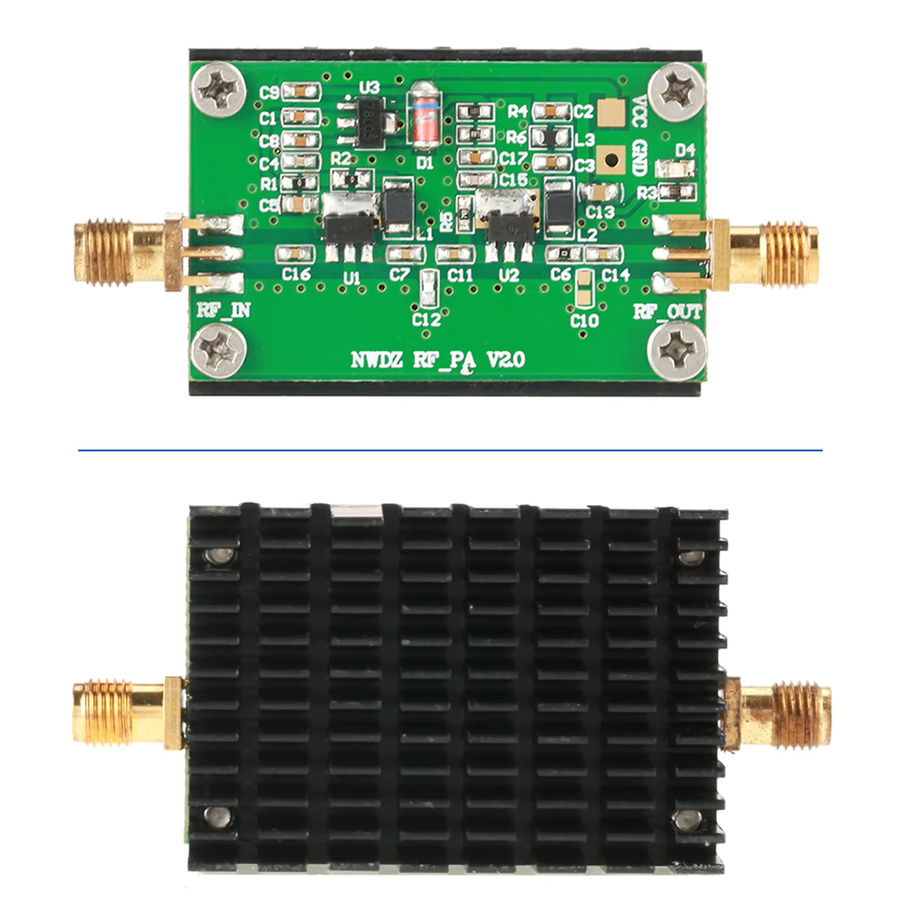 Breitband RF Power Verstärker für HF VHF UHF FM Sender, 2 MHz-700 MHz, 3 W, Grün - Bild 4