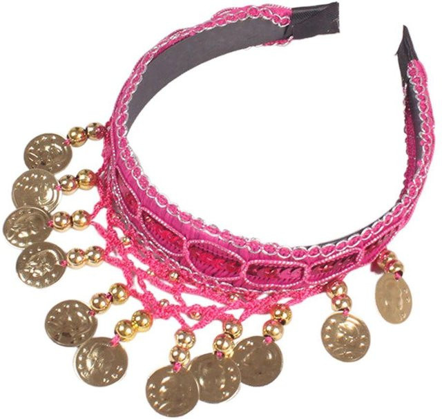 EAbongood Kopfkette Haarreif, rose rot, Damen - Bild 1