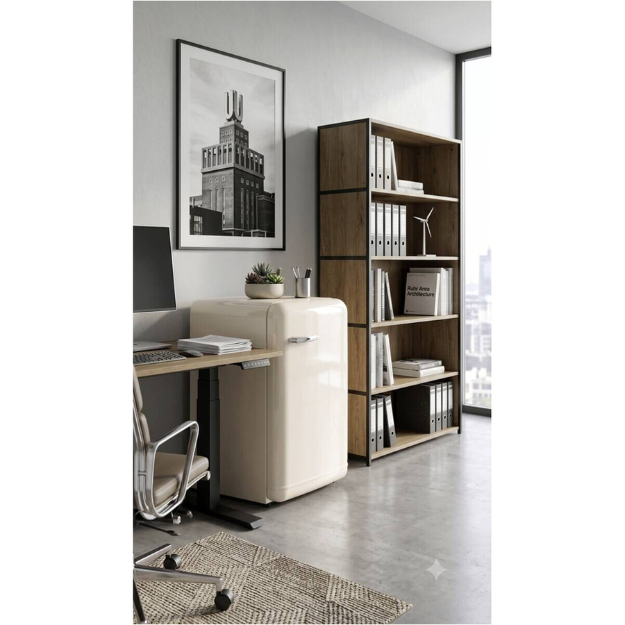 Retro Kühlschrank POCOline in Creme/Beige, B/H/L: 49 x 84 x 46 cm - Bild 2