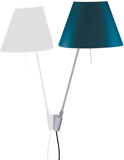 Luceplan Costanzina D13api Wandleuchte aus Aluminium in Blau - Bild 1