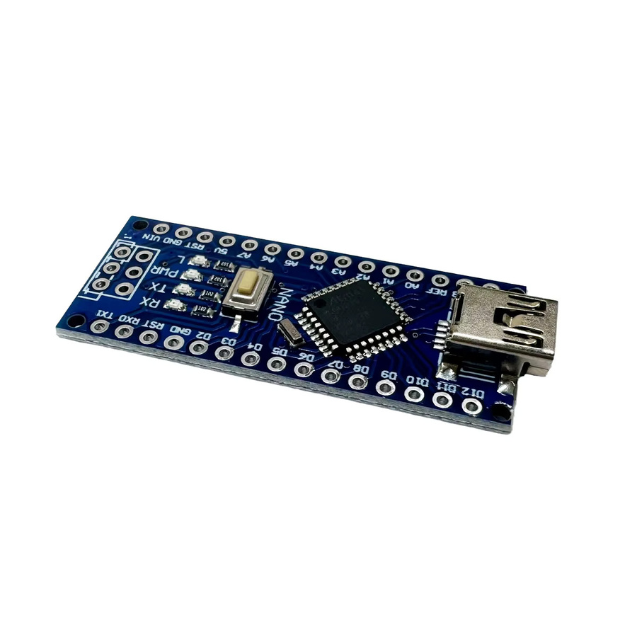 Arduino Pro Nano 3.0 Mini Mikrocontroller mit USB-C und Micro USB, ATmega328P, 16 MHz, Blau - Bild 2
