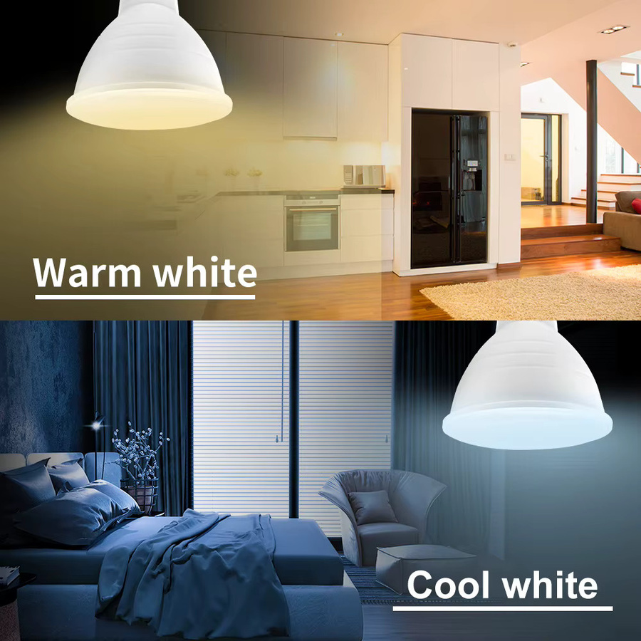 LED Leuchtmittel Set für E27, E26, E14, GU10, MR16 und GU5.3 in Weiß mit kühlem Weiß für Wohnzimmer und Schlafzimmer, 220 V - Bild 2