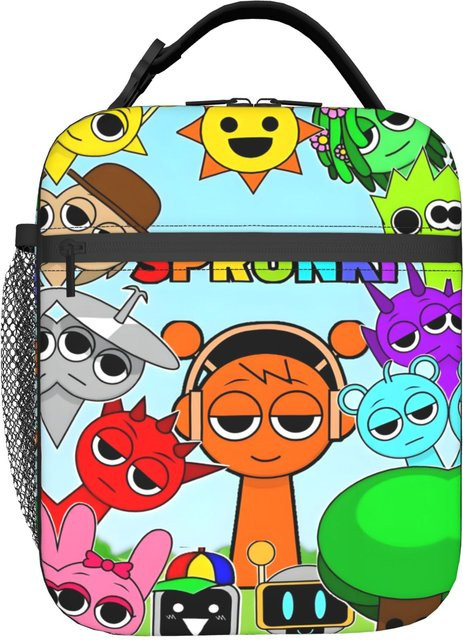 Bandai S-Sprunkies Musikspiel, isolierte Lunchtasche, Thermo-Lunchbox - Bild 1