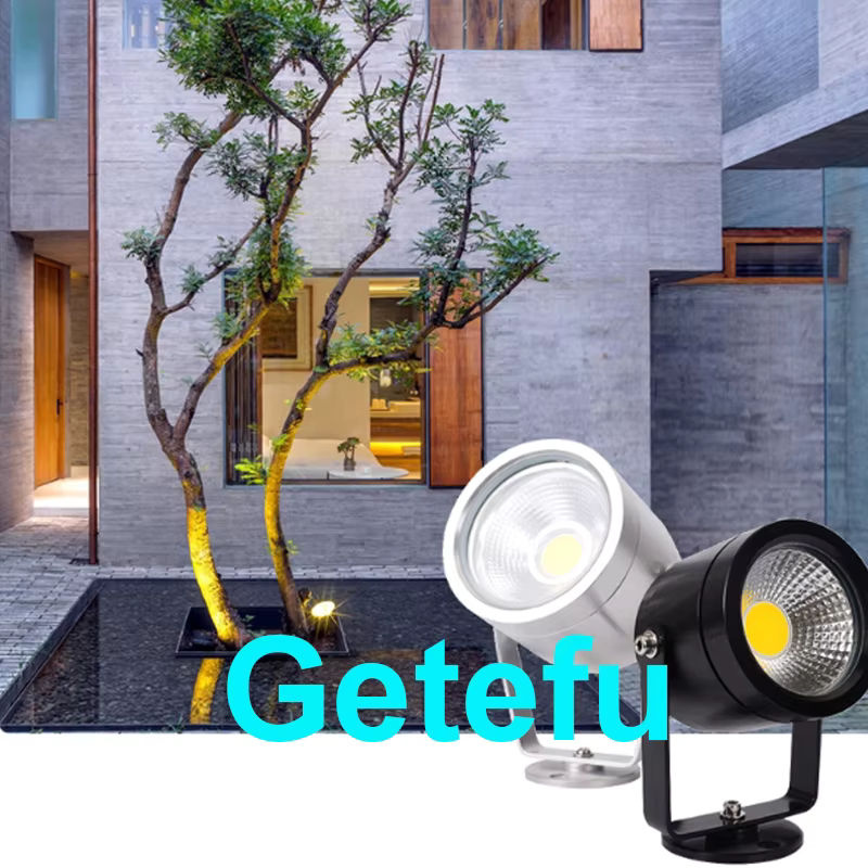 Getefu COB LED Gartenstrahler mit Erdspieß für Außenbeleuchtung, Farbe Schwarz, Lichtfarbe Natural White 4000K - Bild 5